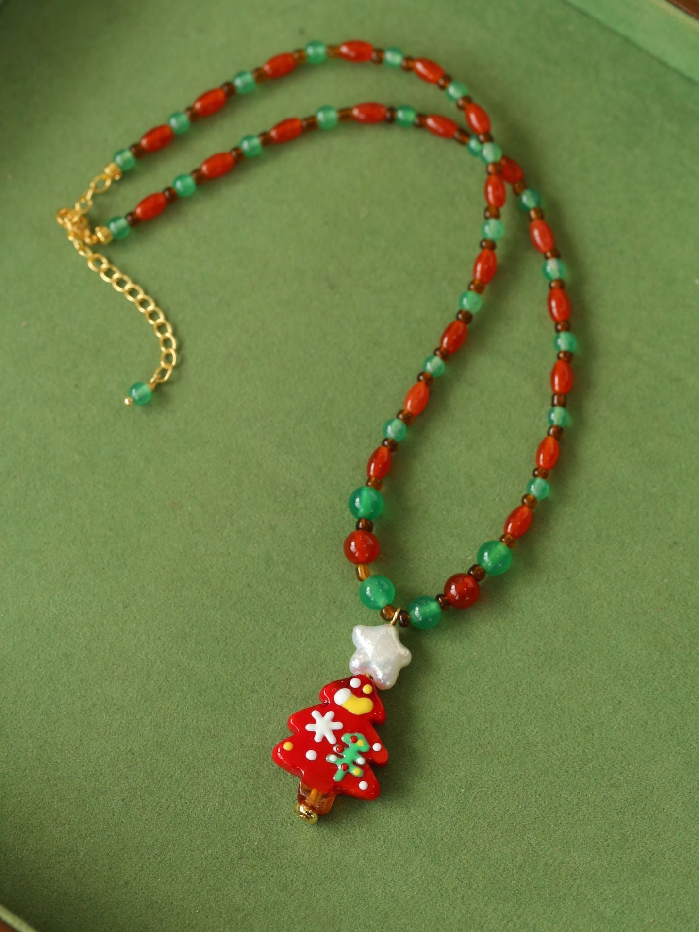 New Christmas Collection Pearl Beaded Necklace - floysun