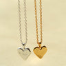 New Heart Series Compass Grass Heart Necklace - floysun