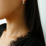 New Heart Series Heart - Shaped Swan Curve Earrings - floysun