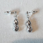 Niche Design 925 Silver Peanut Earrings - floysun