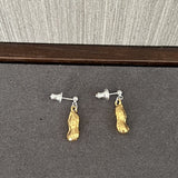 Niche Design 925 Silver Peanut Earrings - floysun