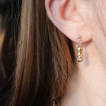 Niche Design 925 Silver Peanut Earrings - floysun