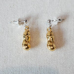 Niche Design 925 Silver Peanut Earrings - floysun