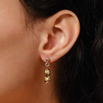 Niche Design 925 Silver Peanut Earrings - floysun