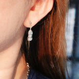 Niche Design 925 Silver Peanut Earrings - floysun