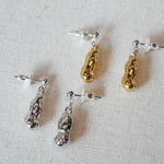 Niche Design 925 Silver Peanut Earrings - floysun