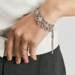 Niche Design Lace Four - leaf Clover Hollow Bracelet - floysun