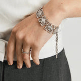 Niche Design Lace Four - leaf Clover Hollow Bracelet - floysun