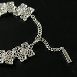 Niche Design Lace Four - leaf Clover Hollow Bracelet - floysun