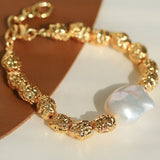 Niche Metal Style Baroque Pearl Bracelets - floysun