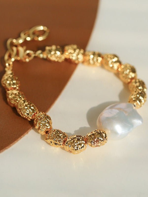 Niche Metal Style Baroque Pearl Bracelets - floysun