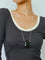 Niche Square Tiger's Eye Stone Long Chain Necklace - floysun