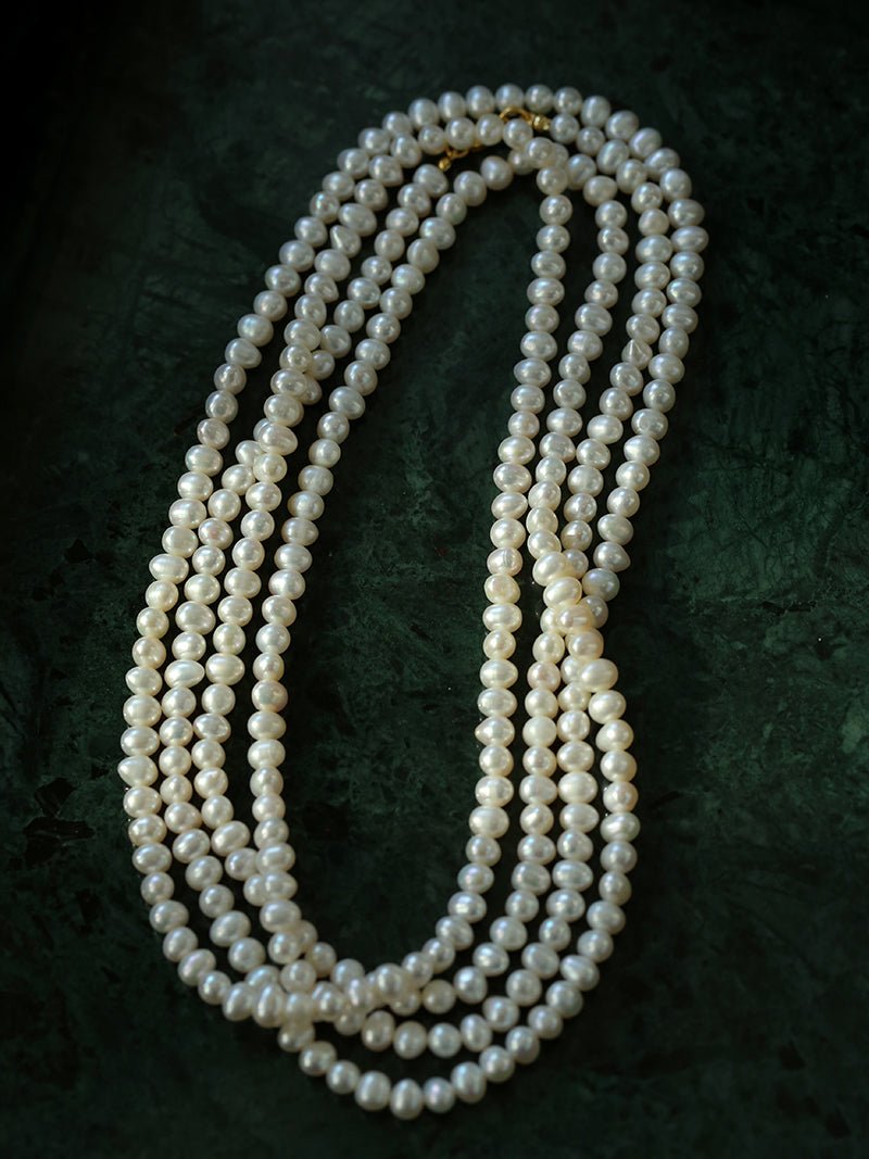 Oval Freshwater Pearl Longs Necklace - floysun