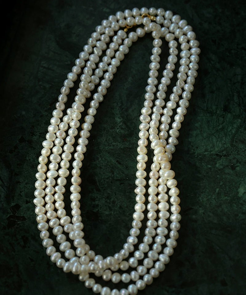 Oval Freshwater Pearl Longs Necklace - floysun