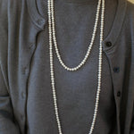 Oval Freshwater Pearl Longs Necklace - floysun