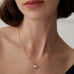 Oval Mother of Pearl Necklace - floysun