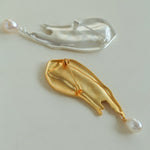 Paint Pen Paint Water Drop Pearl Brooch - floysun