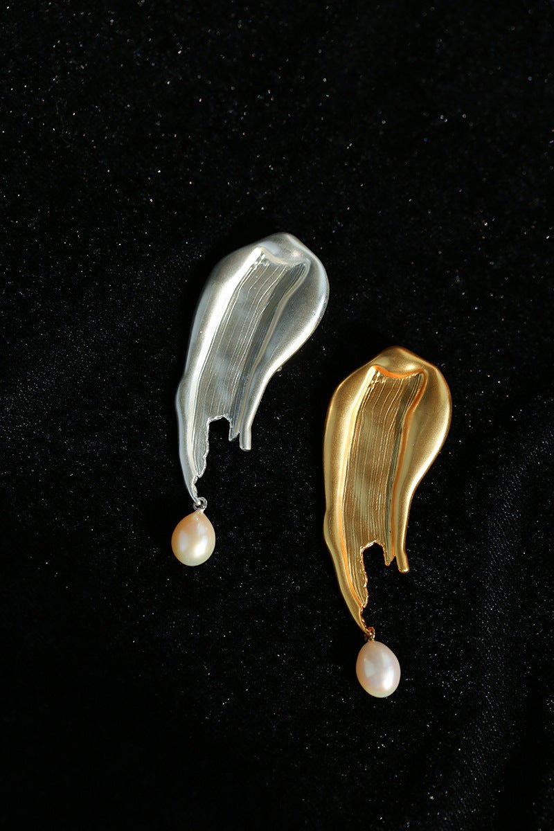 Paint Pen Paint Water Drop Pearl Brooch - floysun