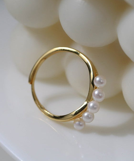 Pearl Elf Adjustable Ring - floysun