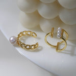 Pearl Elf Adjustable Ring - floysun