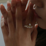 Pearl Elf Adjustable Ring - floysun