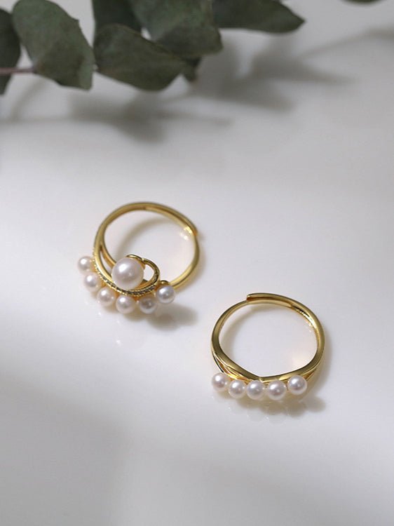 Pearl Elf Adjustable Ring - floysun