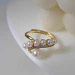 Pearl Elf Adjustable Ring - floysun