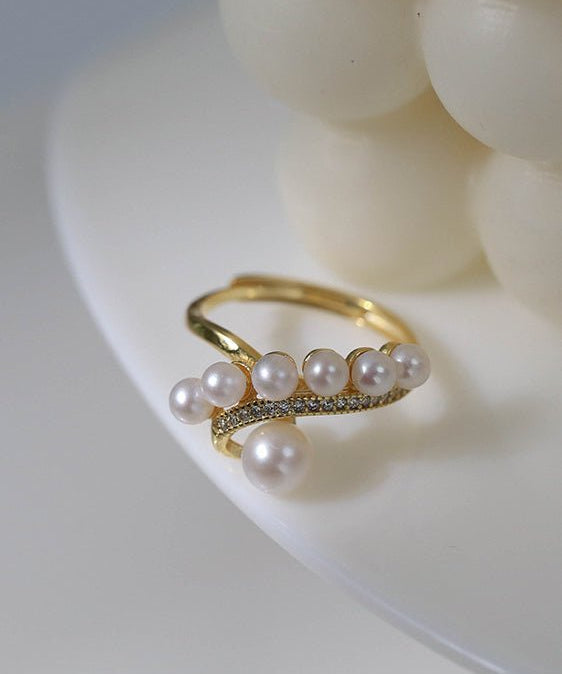 Pearl Elf Adjustable Ring - floysun