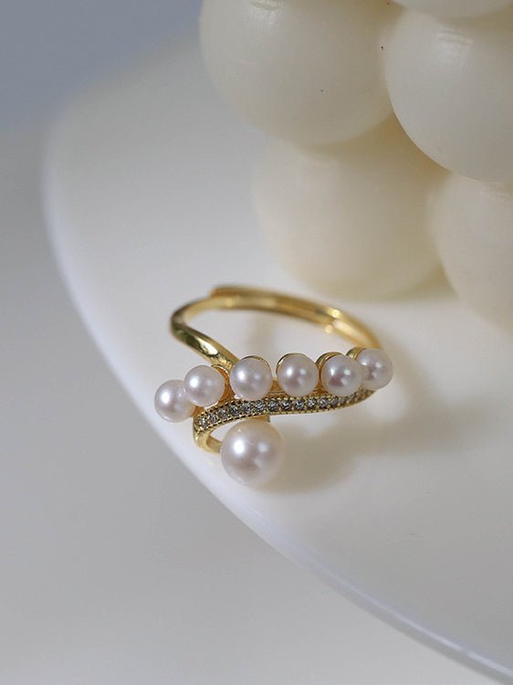 Pearl Elf Adjustable Ring - floysun