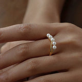 Pearl Elf Adjustable Ring - floysun