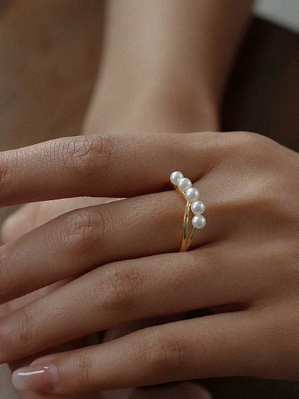 Pearl Elf Adjustable Ring - floysun