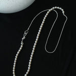 Pearl Splicing Chain Multilayer Long Necklace Sweater Chain - floysun