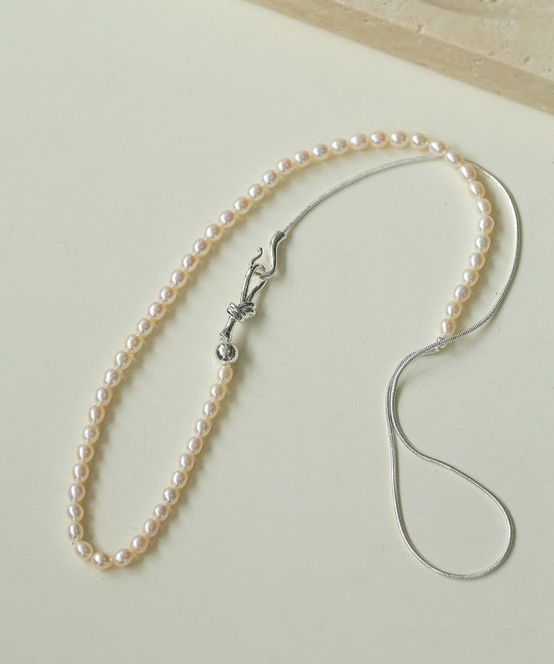 Pearl Splicing Chain Multilayer Long Necklace Sweater Chain - floysun