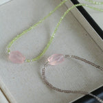 Pink Crystal Candy Cube Necklace - floysun