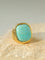 Pink Crystal Turquoise Square Rings - floysun