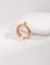 Plain Silver Oval Beanrings Ring - floysun