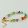 Rainbow Candy Cube Gemstone Beaded Bracelet - floysun