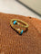 Regal Weave Blue Turquoise Open Ring - floysun