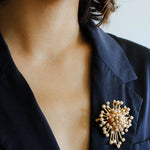 Retro Fashion Pearl Fireworks Brooches - floysun