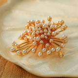 Retro Fashion Pearl Fireworks Brooches - floysun