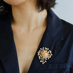 Retro Fashion Pearl Fireworks Brooches - floysun