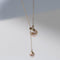 Retro Pull - Through Pearl Pendant Necklace - floysun