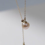 Retro Pull - Through Pearl Pendant Necklace - floysun