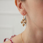 Rhombus Design Drop Earring - floysun