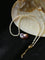 Rice Pearl and Purple Baroque Pearl Pendant Necklace - floysun