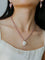 Rice Pearl and Purple Baroque Pearl Pendant Necklace - floysun