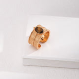 Ring with Tiger Eye Gemstone - floysun