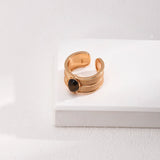 Ring with Tiger Eye Gemstone - floysun