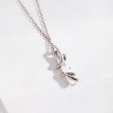 Romantic Baroque Pearl Pendant Chain Necklace - floysun