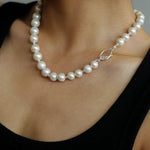 Round Baroque Pearls Beaded Necklace - floysun